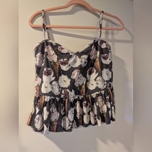 Kortni Jeane Floral Swim Top